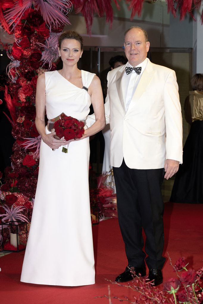 Alberto de Mónaco y Charlene de Mónaco en la gala de la Fórmula 1