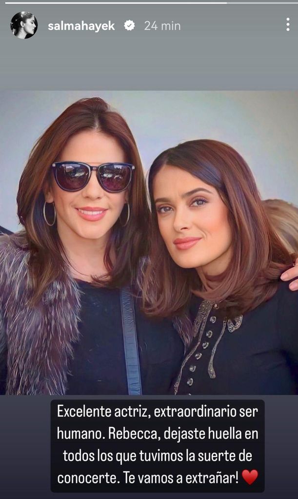 Rebecca Jones y Salma Hayek