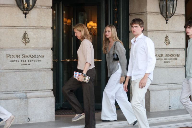 Miguel Urdangarin, la infanta Cristina e Irene Urdangarin 