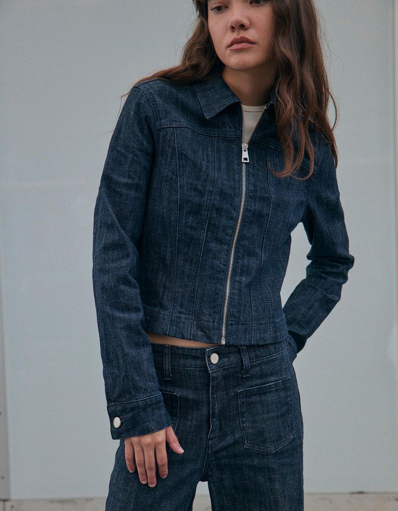 chaqueta denim bershka
