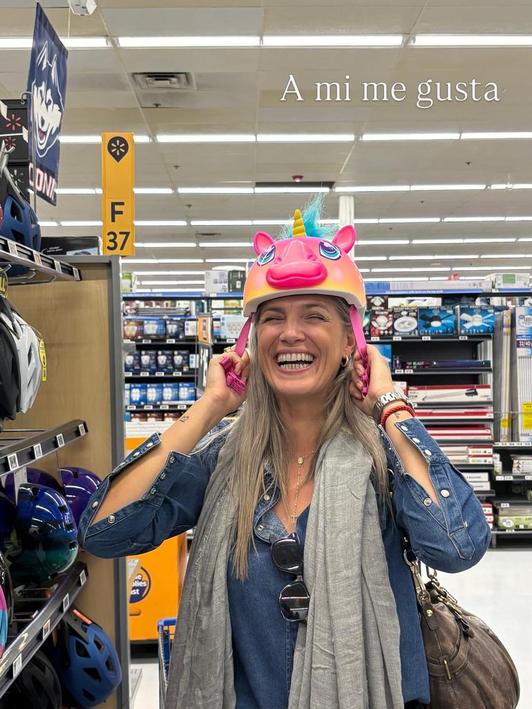 Laura, feliz visitando a su hija en Estados Unidos