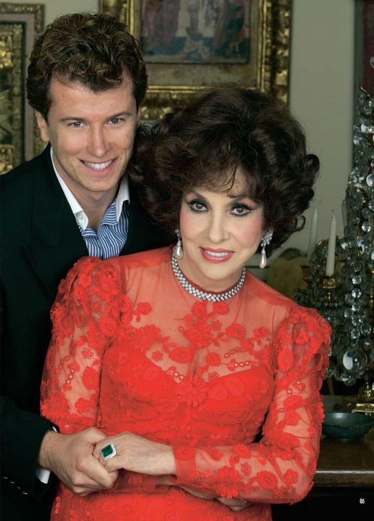 Gina Lollobrigida boda