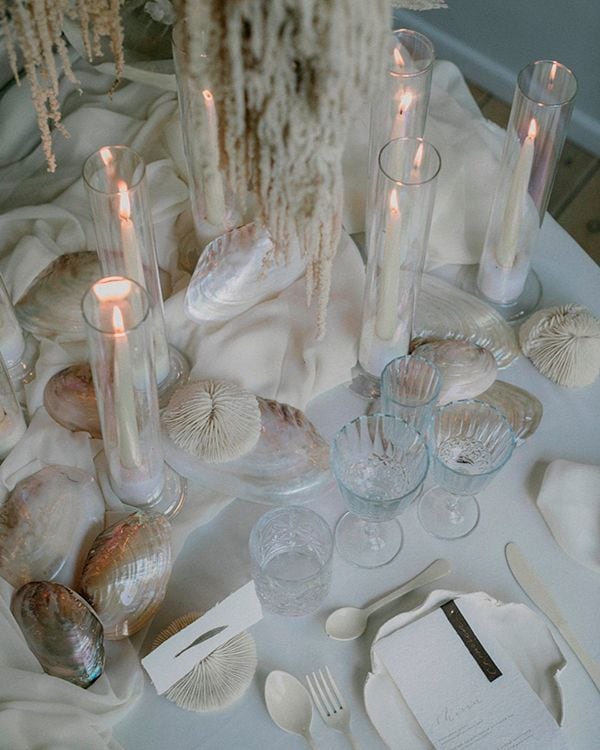 Decoración de boda minimalista y nórdica por Paloma Cruz