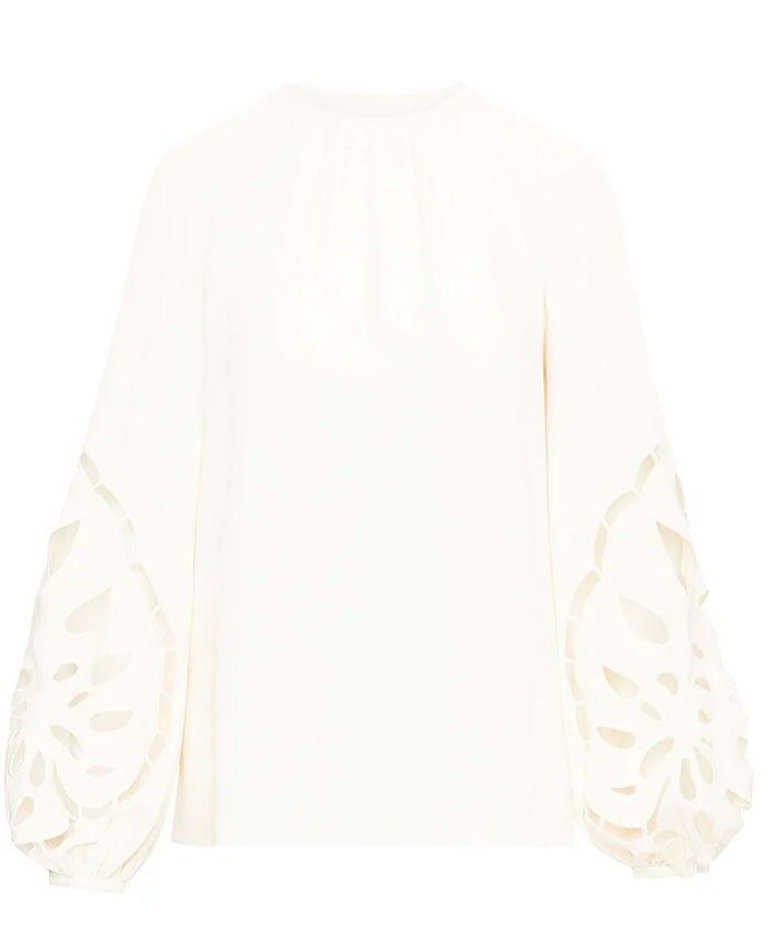 Blusa Oscar de la Renta Meghan Markle