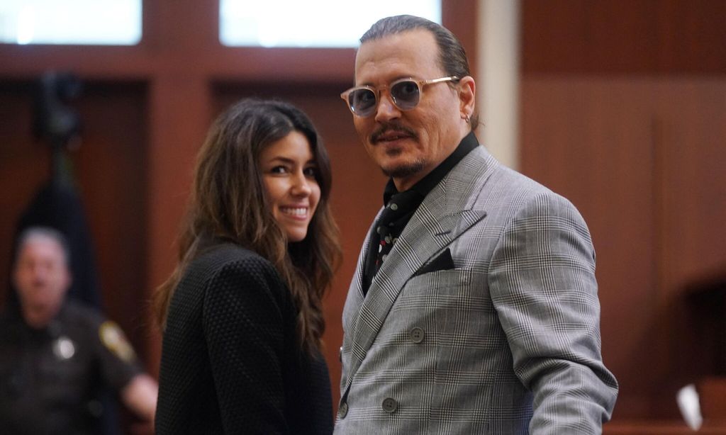 Camille Vasquez y Johnny Depp