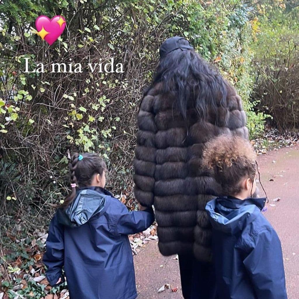 georgina rodr guez con sus hijas alana martina y eva mar a