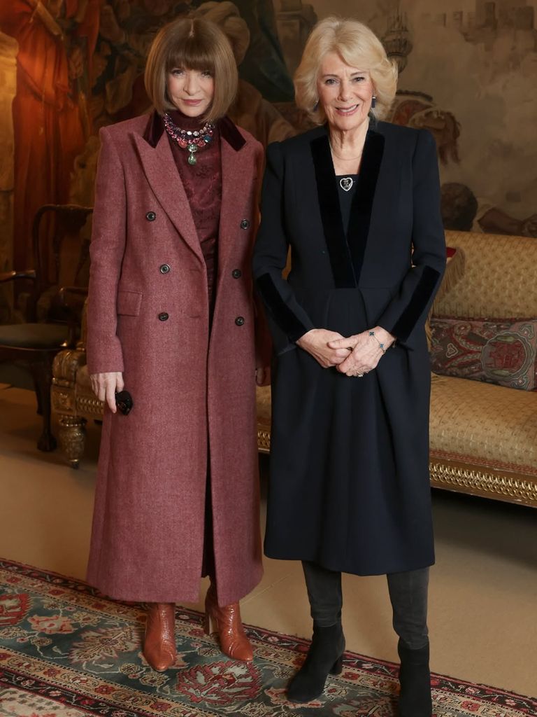 La reina Camilla y Anna Wintour