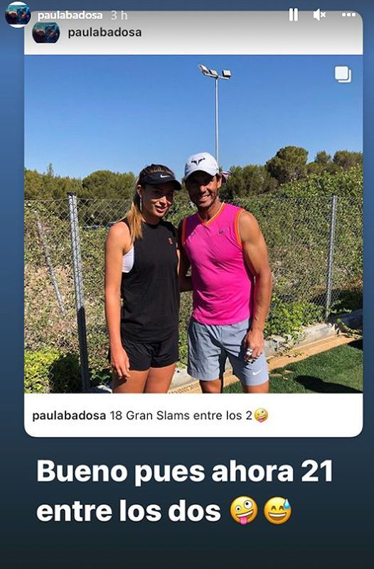Rafa Nadal y Paula Badosa