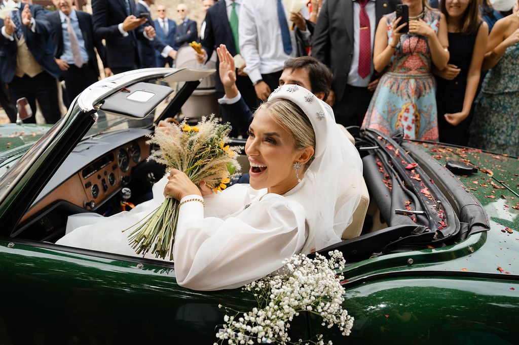 Paloma Zafrilla en el coche