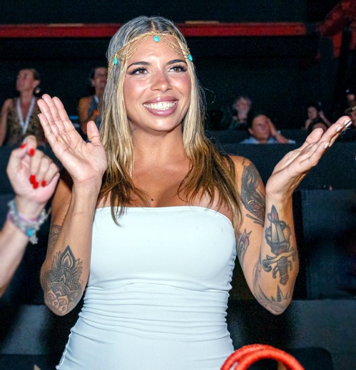 Laura Rubio en el concierto de Pablo López en el Festival Starlite Occident el 20 de Julio de 2024 en Marbella 