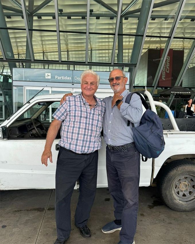 Roberto Canessa y Gustavo Zerbino, rumbo a Los Ángeles