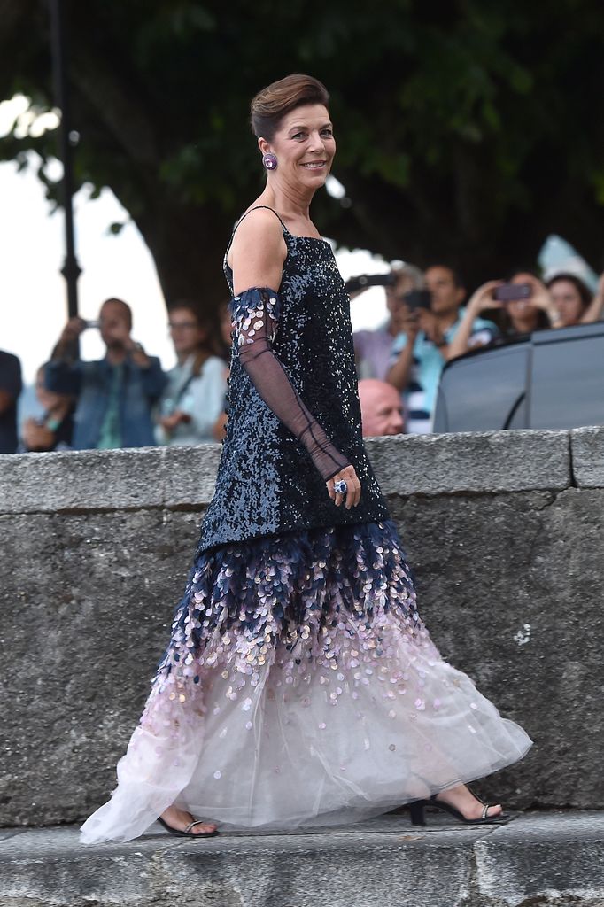 Carolina de Mónaco en la boda de su hijo Pierre y Beatrice Borromeo 