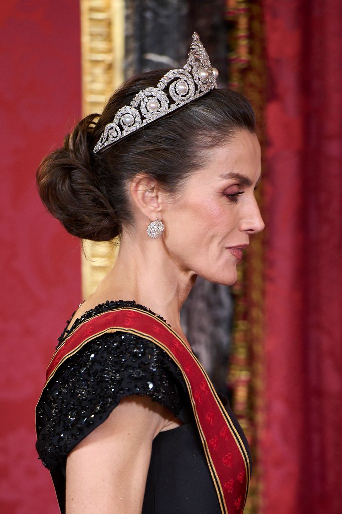 La reina Letizia en la cena de gala en honor al presidente de Alemania 