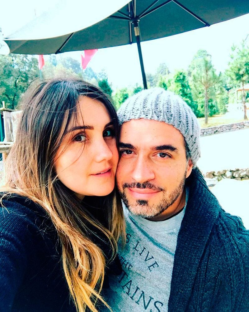 Dulce María y su novio 