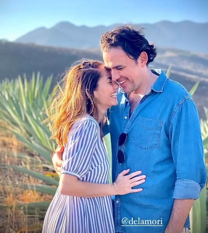 Bárbara y su novio en Oaxaca