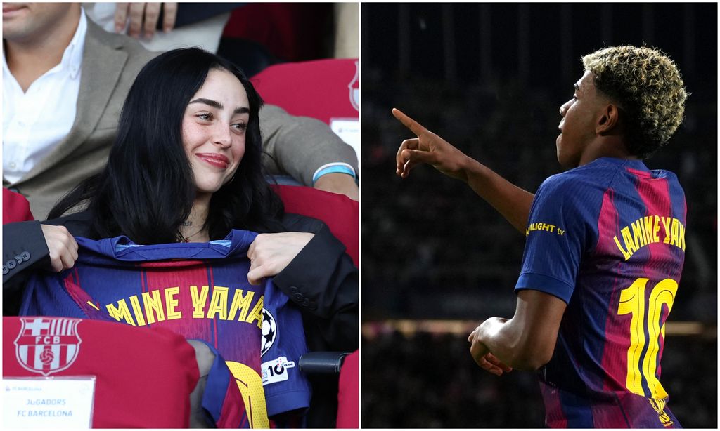Lamine Yamal le dedicó a Nicki Nicole su gol con el F.C. Barcelona durante su reciente partido con el Olympiacos.