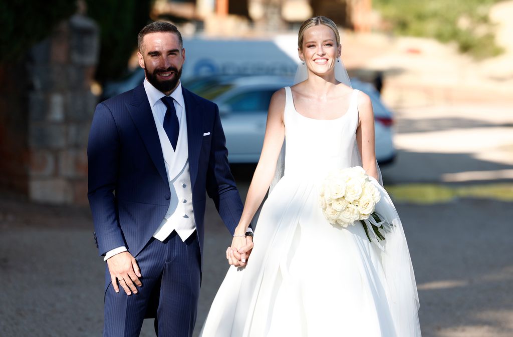 El día de su boda en Segovia