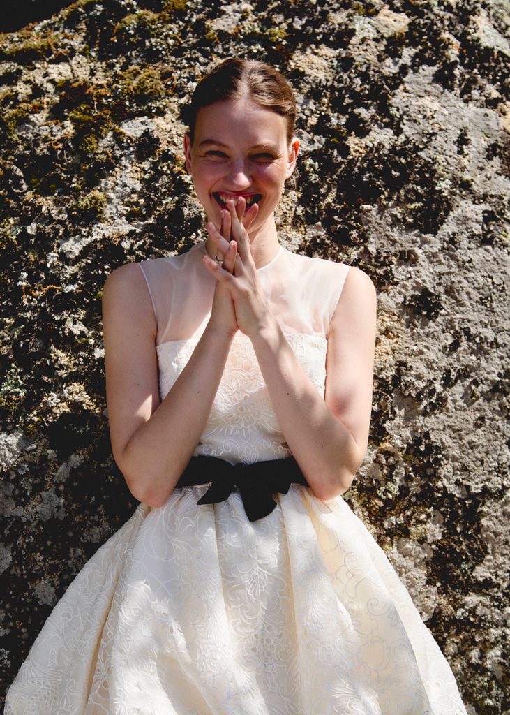 Vestido de novia de colección de Alejandra Oria