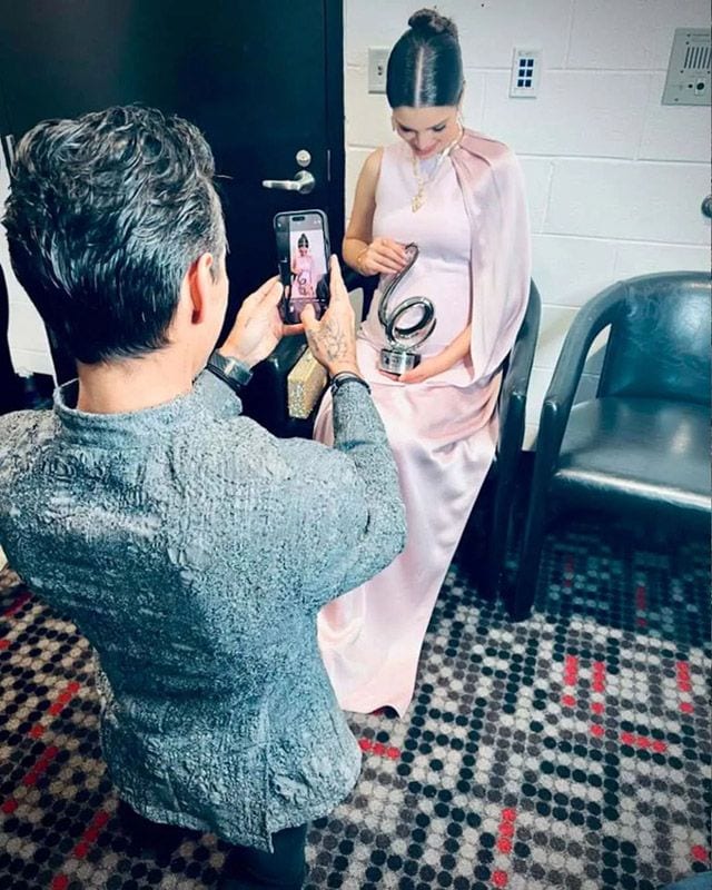 Marc Anthony y Nadia Ferreira