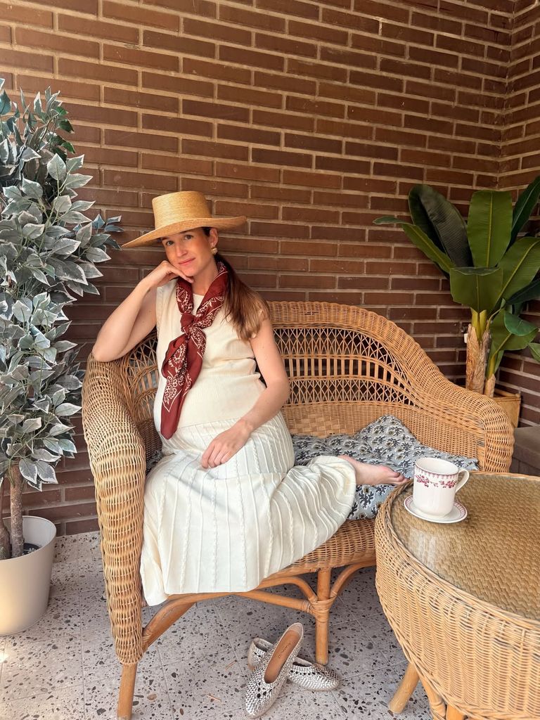 Alejandra Corsini, horas antes de anunciar el nacimiento de su hija Almudena