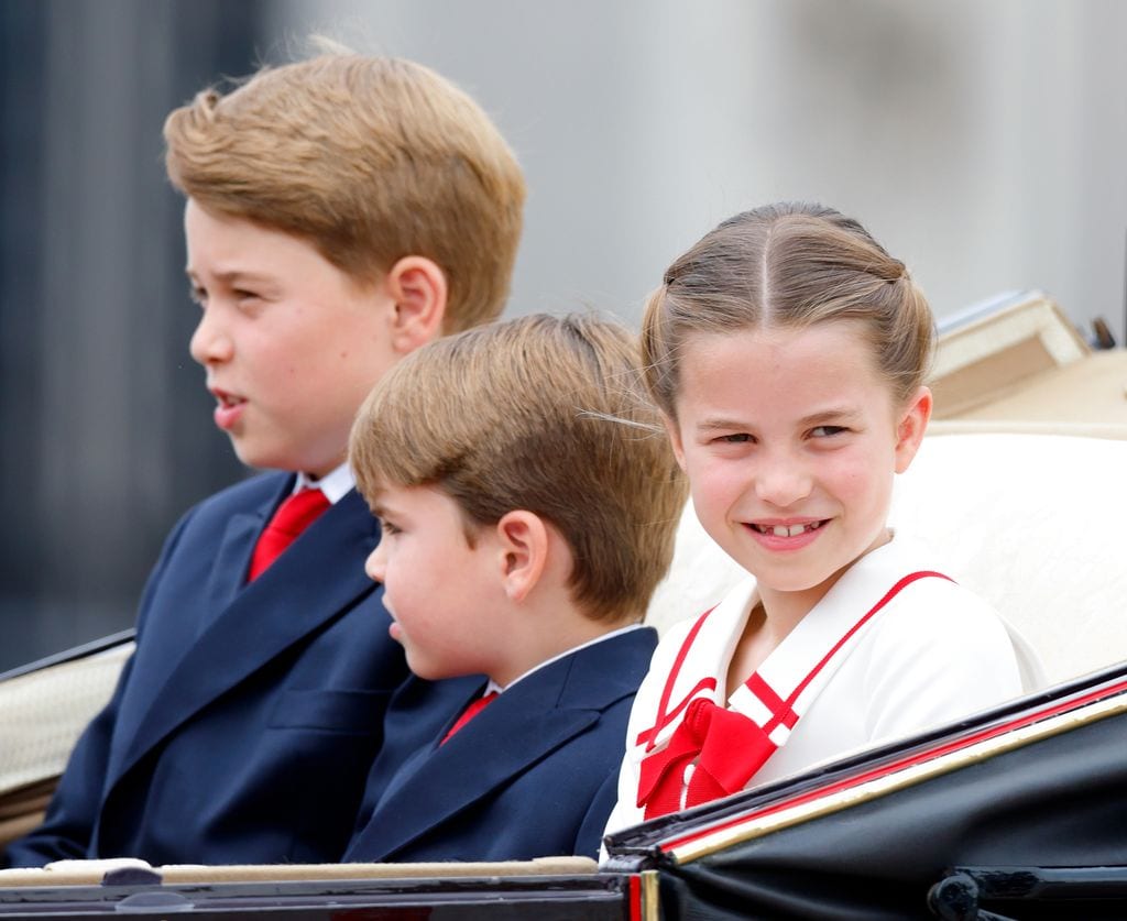 La capitán Grant compartió un dulce momento con la princesa Charlotte