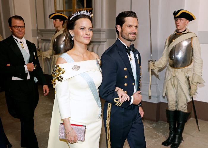Banquete de gala por el Jubileo de Oro del rey Carlos Gustavo 
