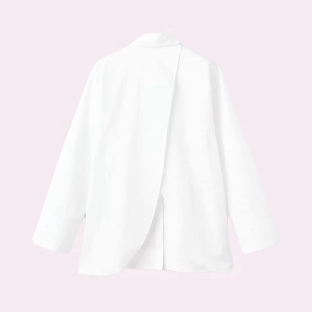 Camisa de Mango con espalda abierta