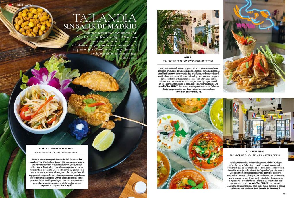 Los mejores restaurantes tailandeses, y los más auténticos