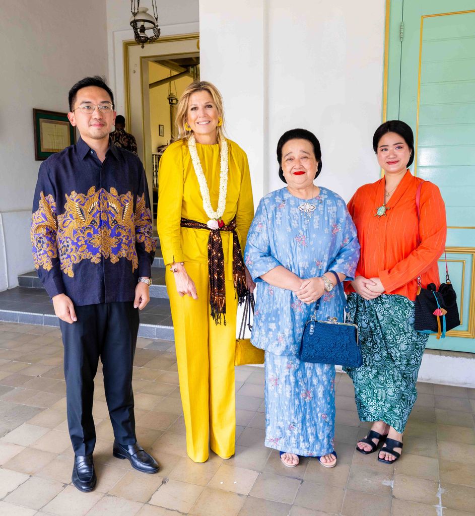 La reina Máxima de Holanda en su visita oficial a Indonesia, 2025.