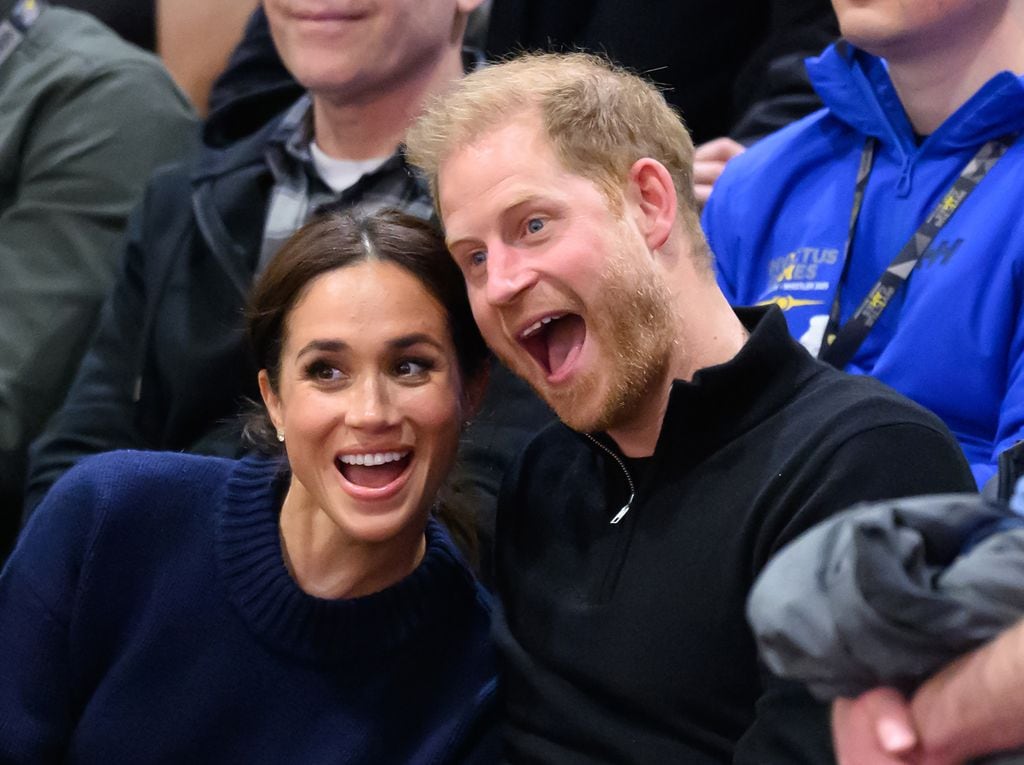Meghan Markle y el príncipe Harry durante los Juegos Invictus Games en el Centro de Convenciones de Vancouver.