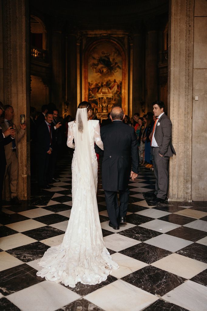 Boda en Jaén velo novia