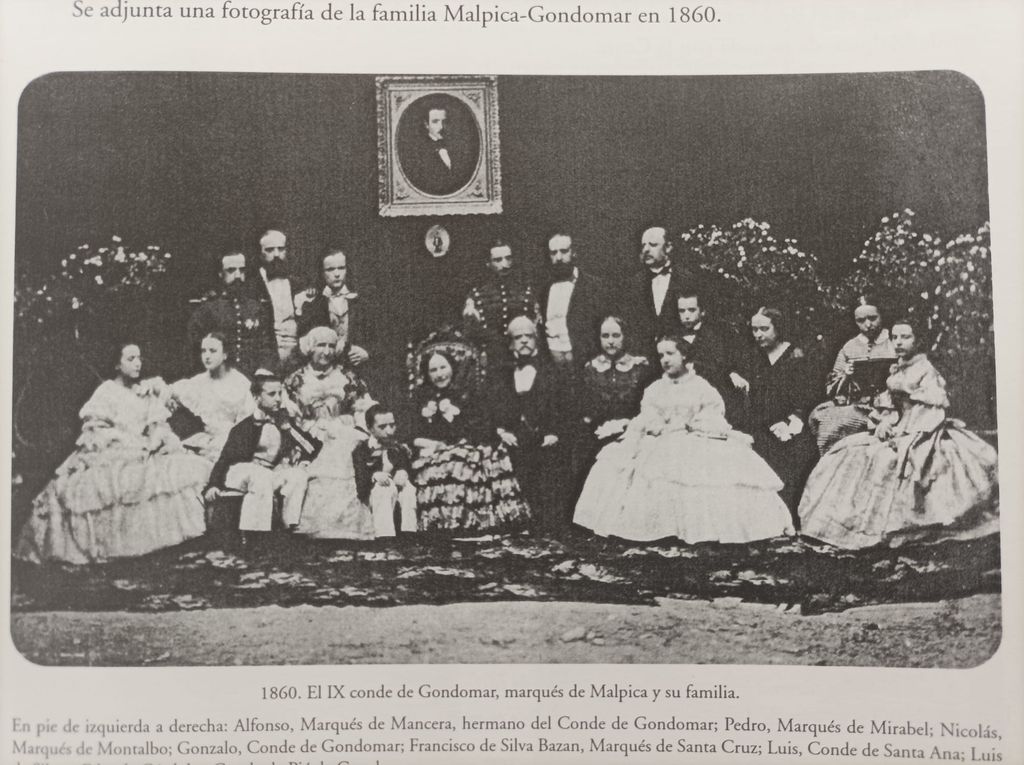 Reunión Familiar en el Castillo de los Marqueses de Malpica en 1860, Joaquín Fernández de Córdoba y Pacheco X marqués de Malpica, VI duque de Arión