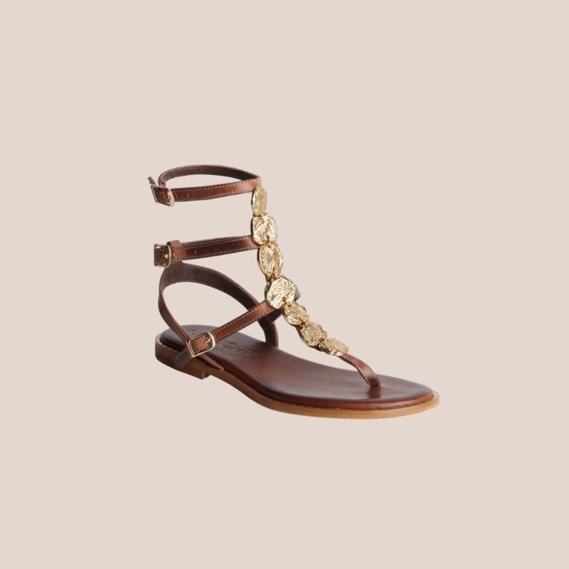 sandalias planas bohemias