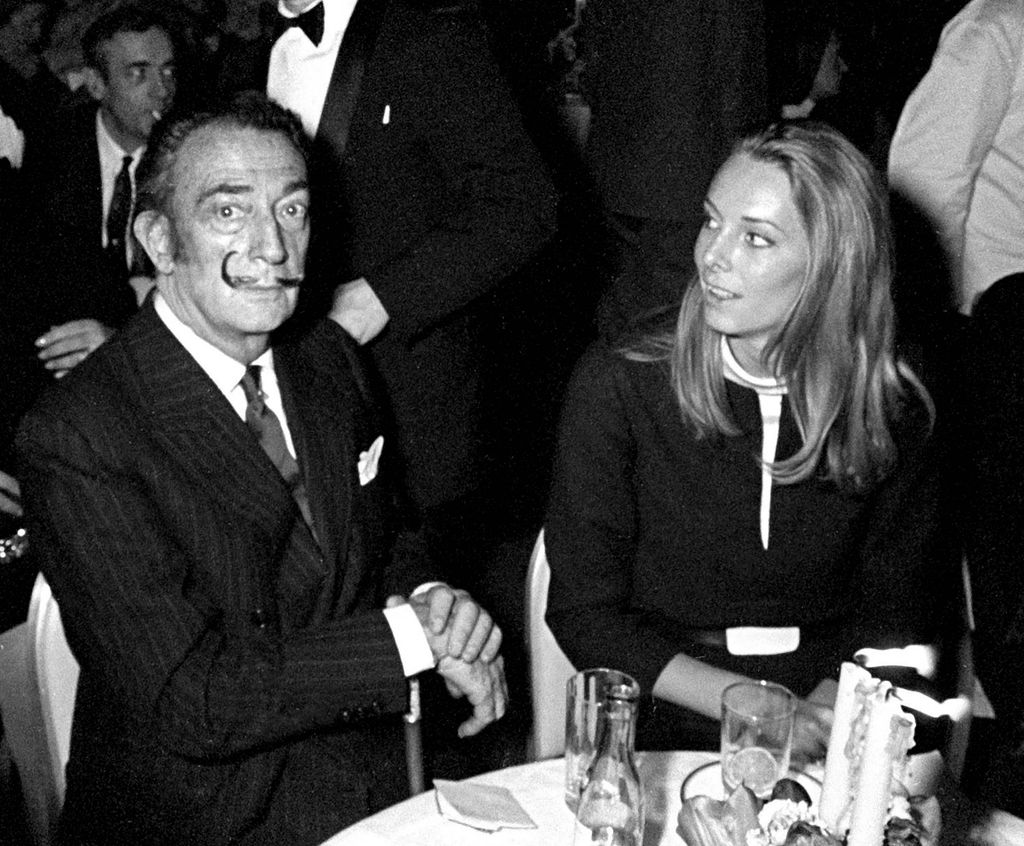Salvador Dalí y Amanda Lear en1967