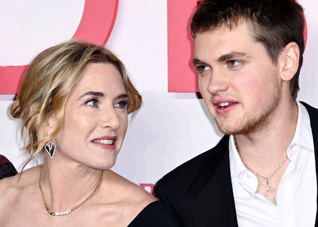 Kate Winslet y su hijo Joe Anders estrenan Goodbye June en Londres el 3 de diciembre de 2025