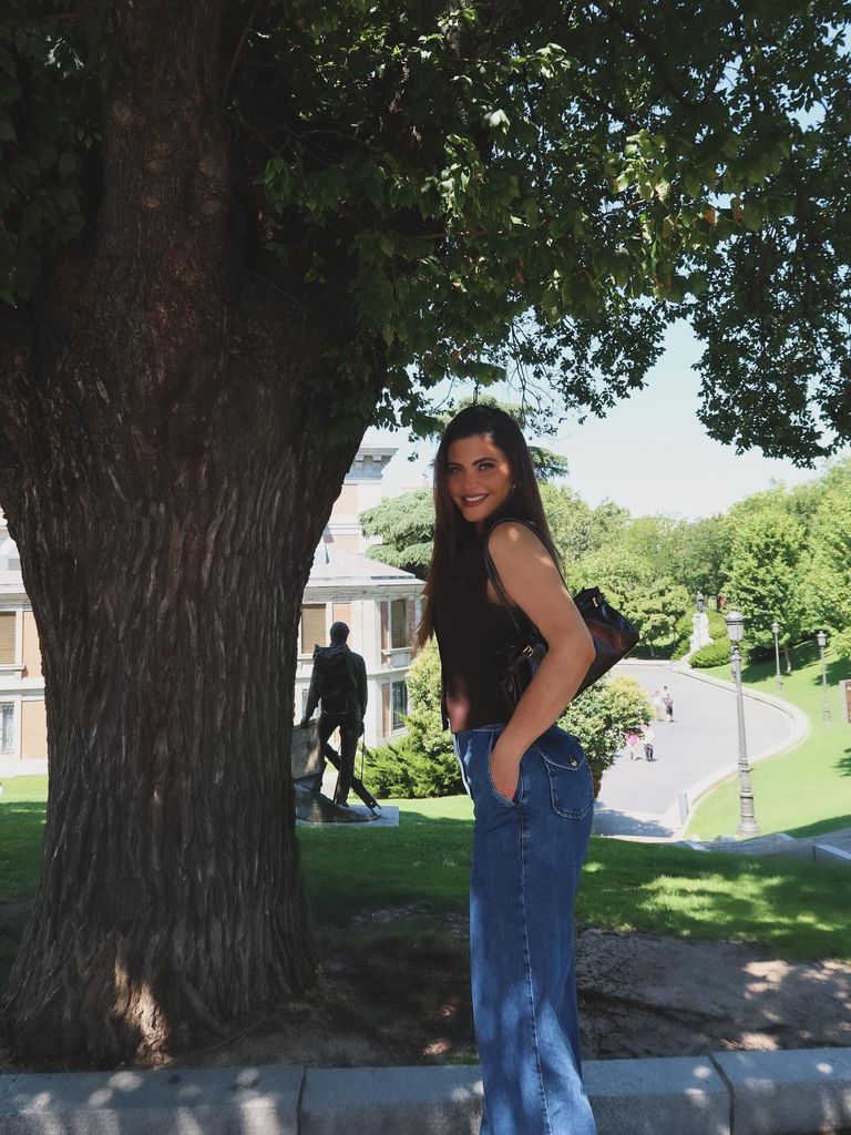 'Chiqui' Delgado la pasó muy bien recorriendo la capital española.