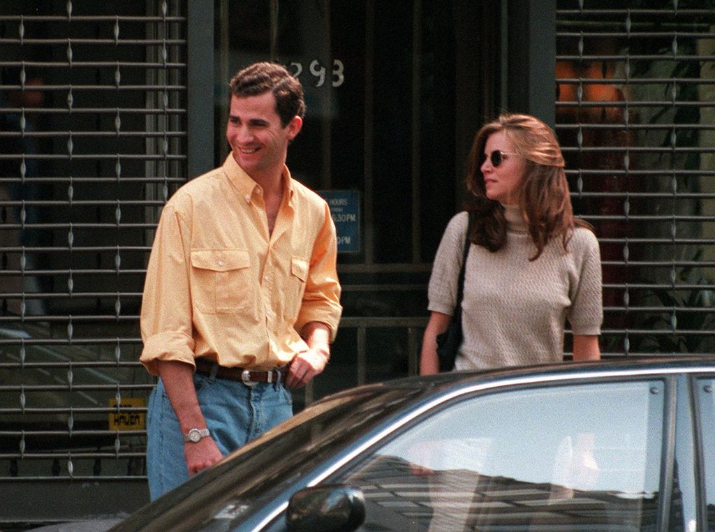 Felipe de Borbón y Gigi Howard en Nueva York, 1995