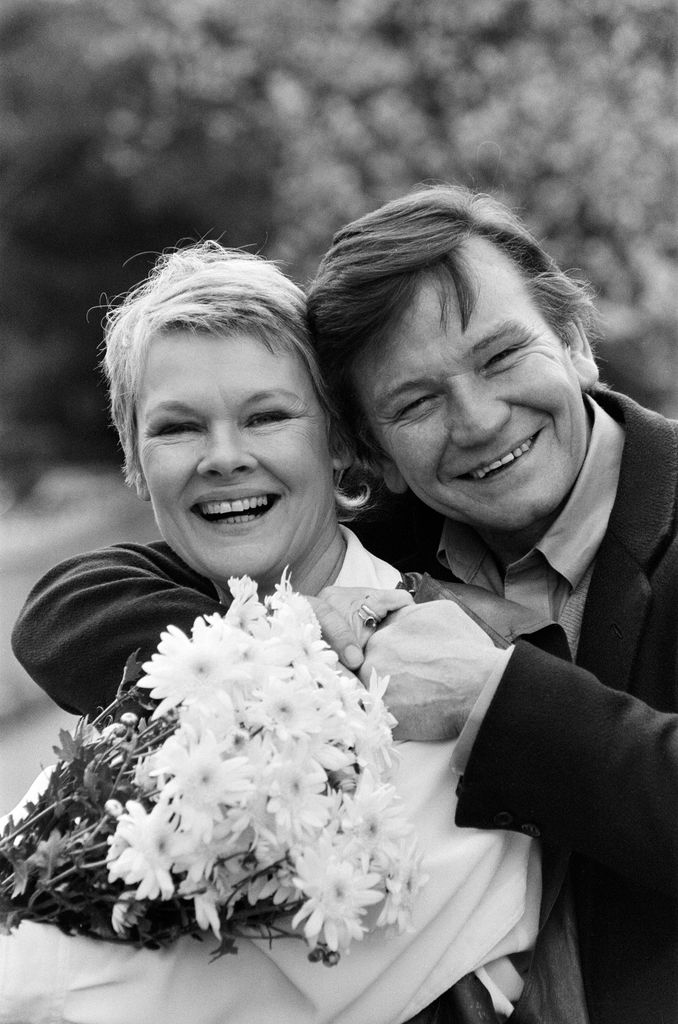 Judi Dench y su marido Michael Williams
