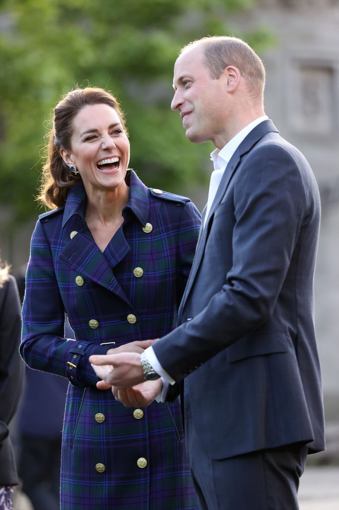 El príncipe Guillermo y Kate Middleton durante una visita oficial a Edimburgo 
