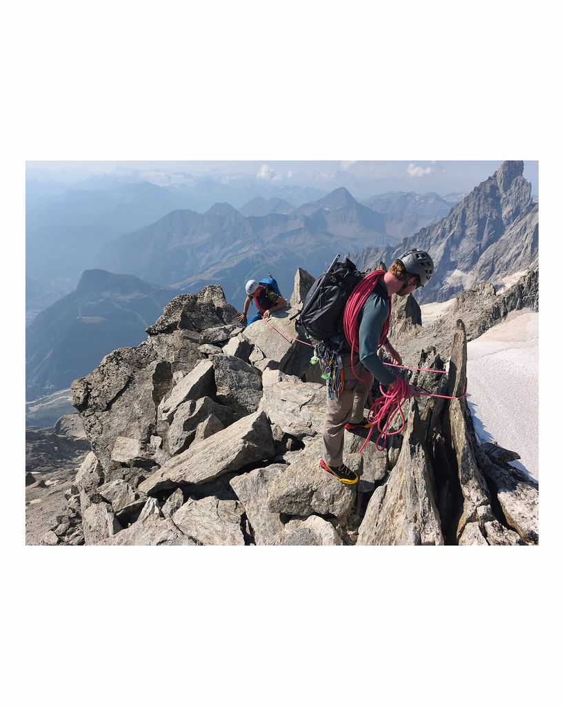 Gabriel de los belgas es una gran aficionado al alpinismo