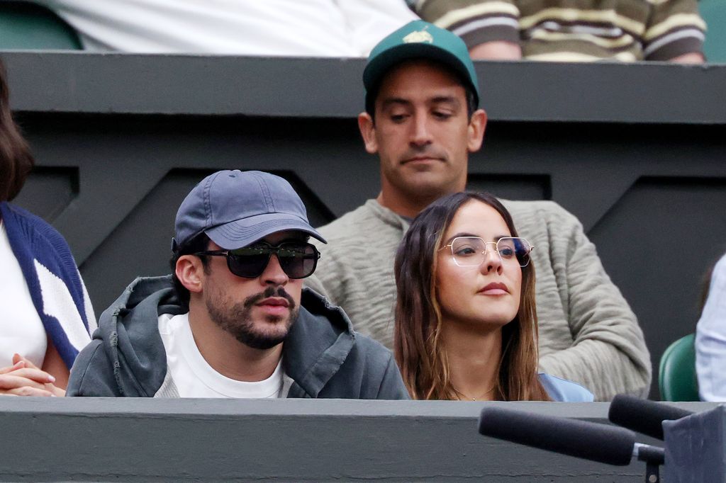 Bad Bunny y Gabriela Berlingeri en Wimbledon