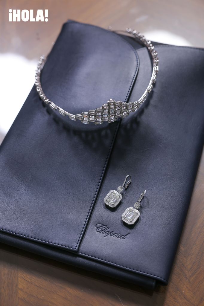 Las joyas y la tiara fueron creadas por Chopard. 