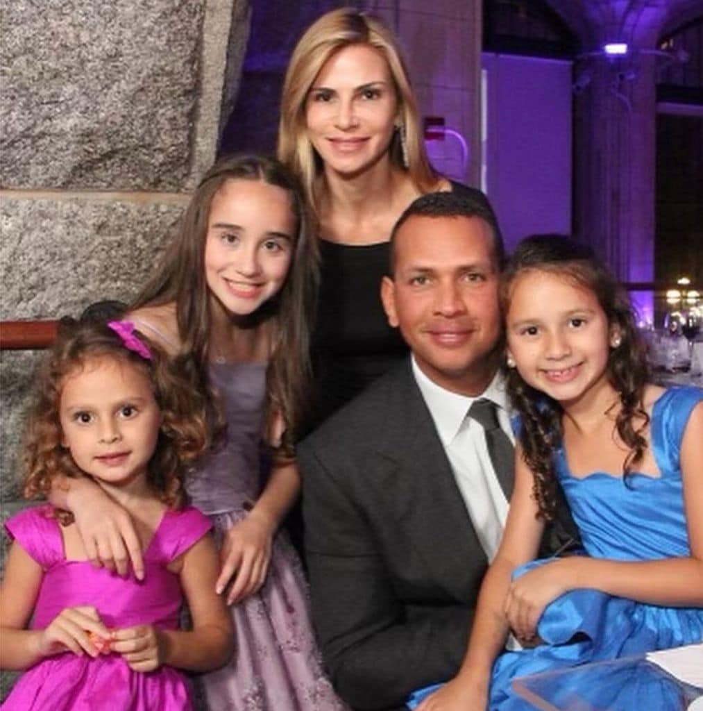 alex rodriguez y su exesposa