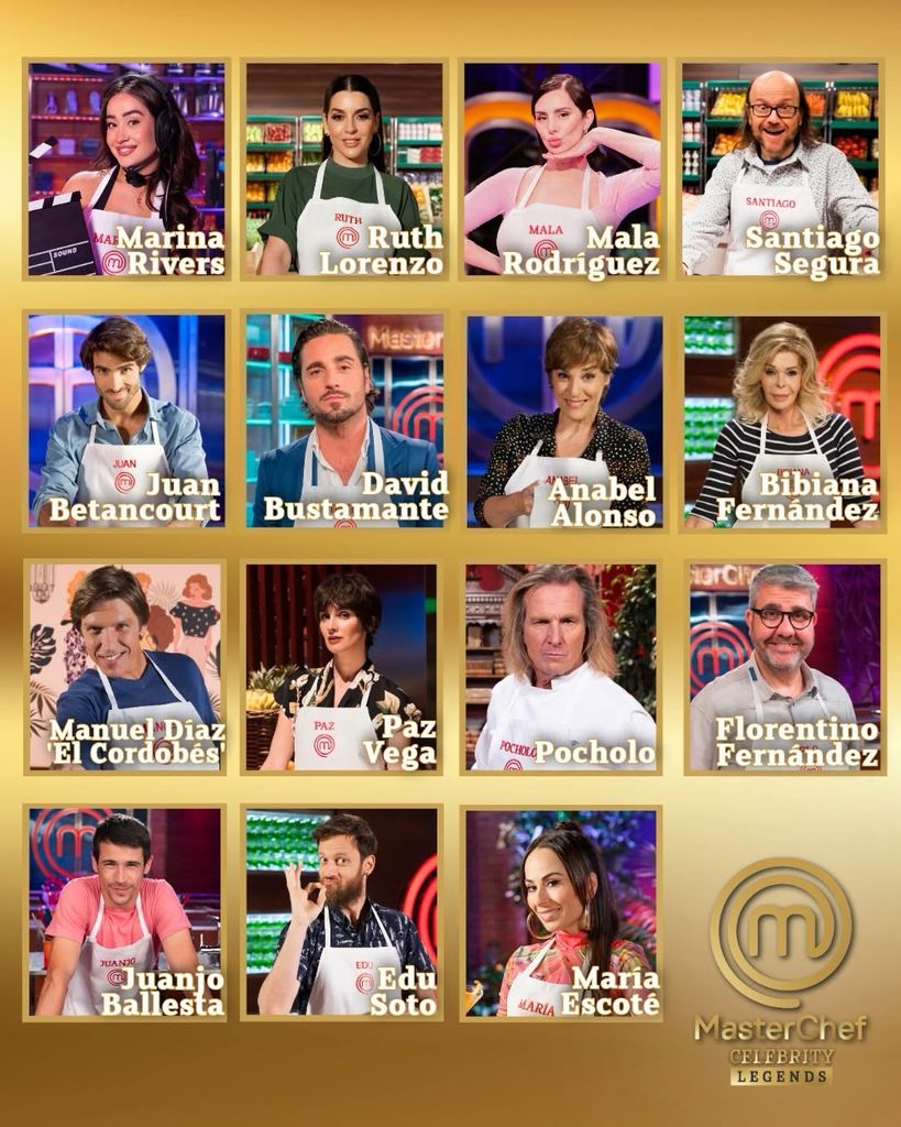 El resto de participantes de MasterChef Celebrity Legends