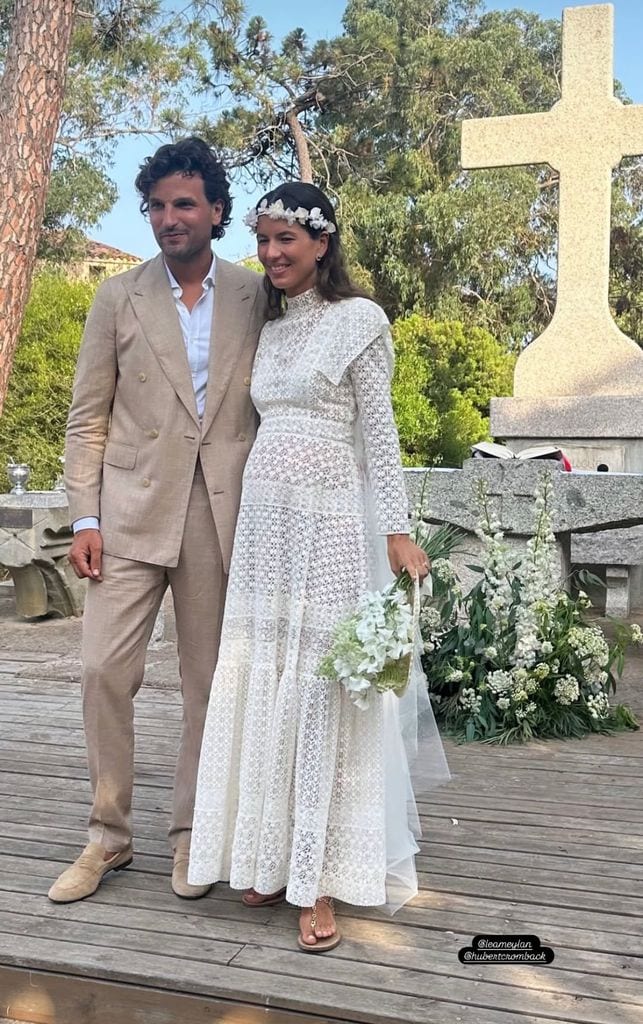 La boda de la modelo Léa Meylan