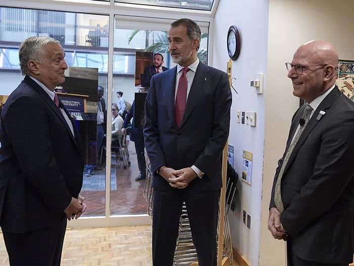 Felipe VI en la Universidad de Georgetown