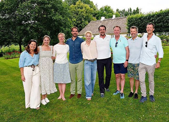 Familias reales griega y danesa