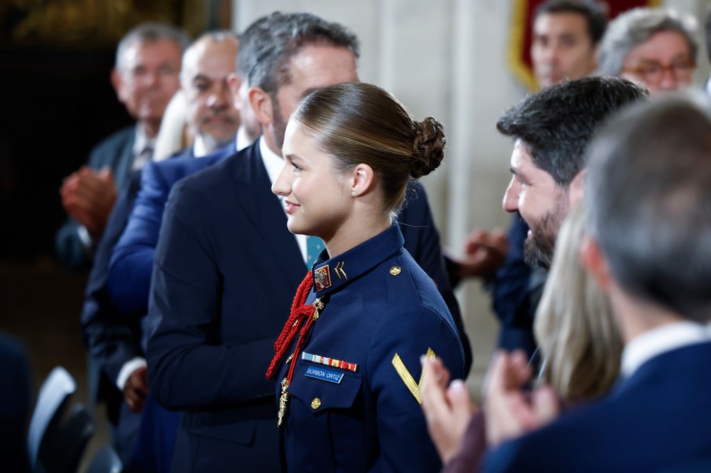 LA PRINCESA LEONOR RECIBE LA MEDALLA DE ORO DE LA REGIÓN DE MURCIA