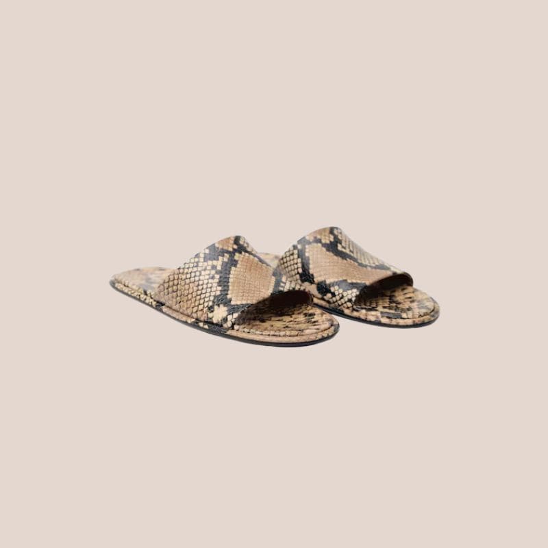 sandalias animal print