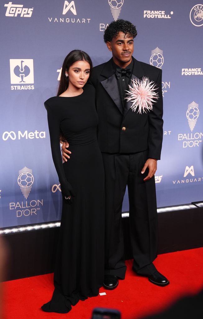 Lamine Yamal e Inés García en el Balón de Oro 2026